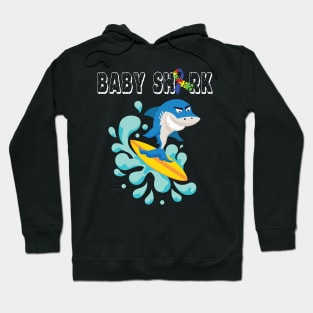 Doo Doo Doo Baby Autism Shark Gift Cute Hoodie